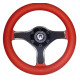 VR00 Steering Wheel -  Diameter 280mm - Red Color - 62.00784.04 - Riviera 